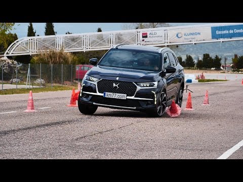 DS 7 Crossback 2018 – Maniobra de esquiva (moose test) y eslalon | km77.com
