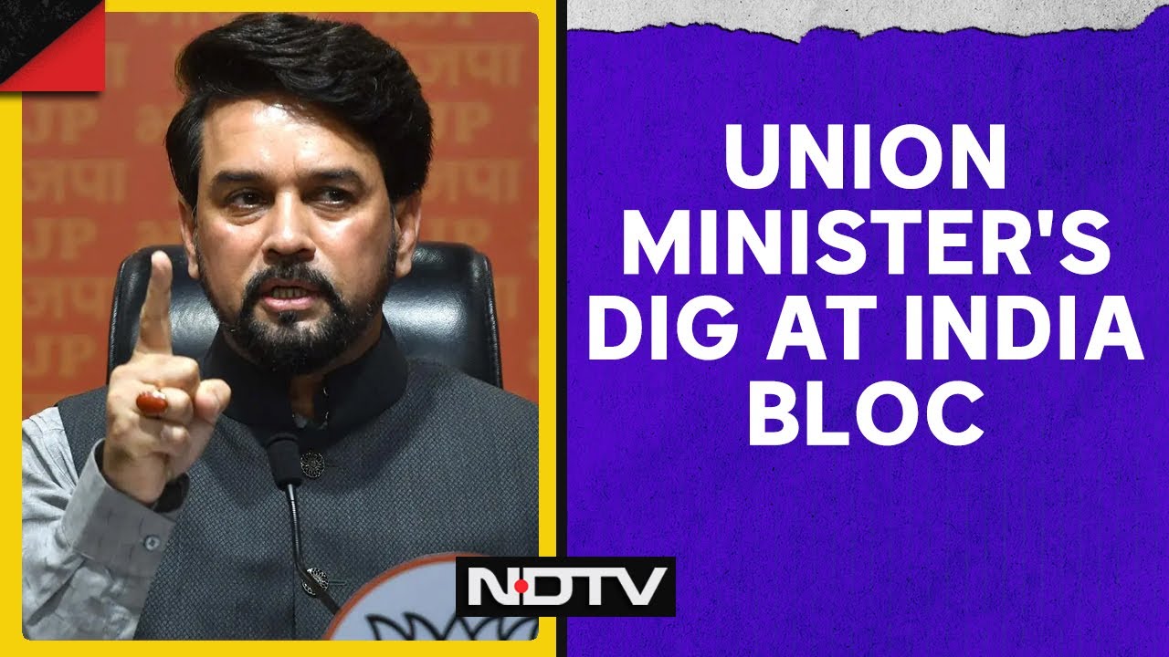 Lok Sabha Polls 2024 | Minister Anurag Thakur's 'Tukde Tukde' Jibe At Opposition Parties' Manifestos