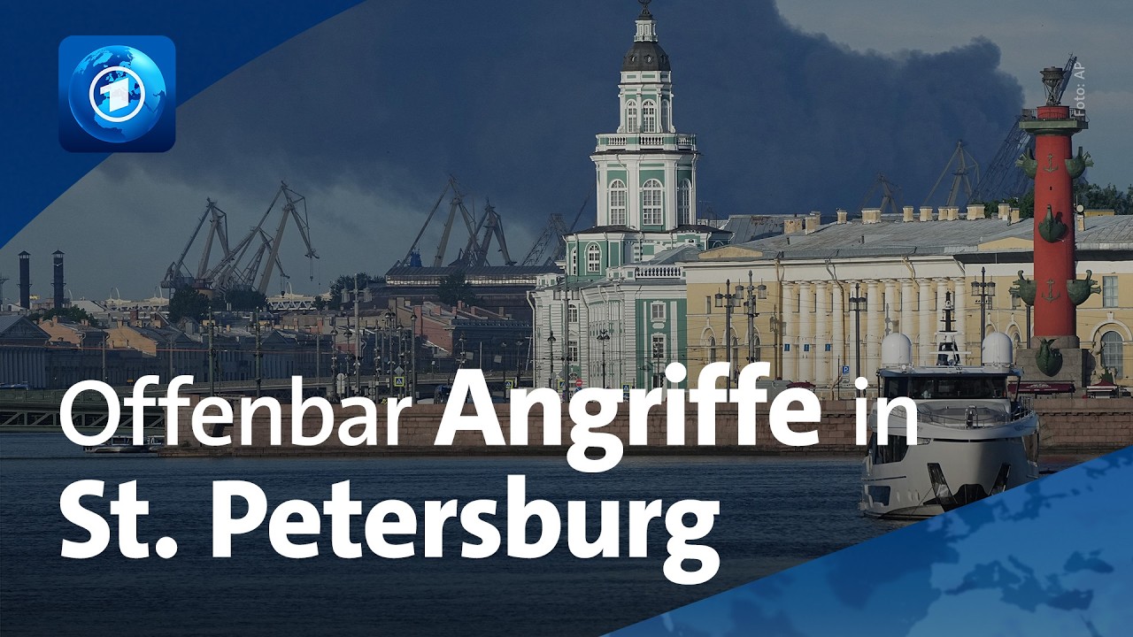 Russland: Ukraine soll Ziele in St. Petersburg angegriffen haben