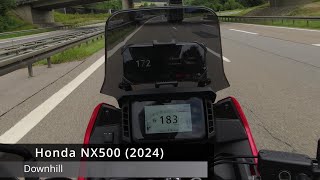 Honda NX500 Video