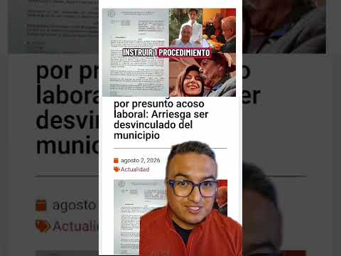 Denuncian nuevamente al jefe de gabinete del alcalde Maglio Cicardini por presunto acoso laboral