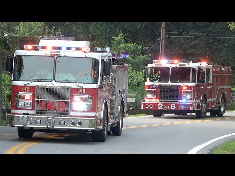 Croton Falls FD Car 2073, Engine 148, Rescue 28, & Tanker 8 Responding