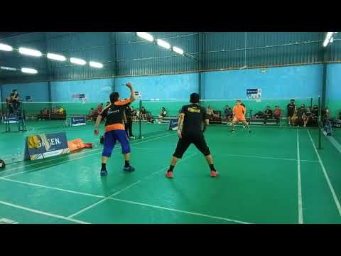 Badminton Final Novae Men's Double Veteran 90 Tour- Jeffrey / Hanafi Vs Ku Boon Yann / Pua Eng Siong