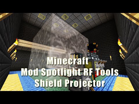 Minecraft: Mod Spotlight RF Tools Shield Projector