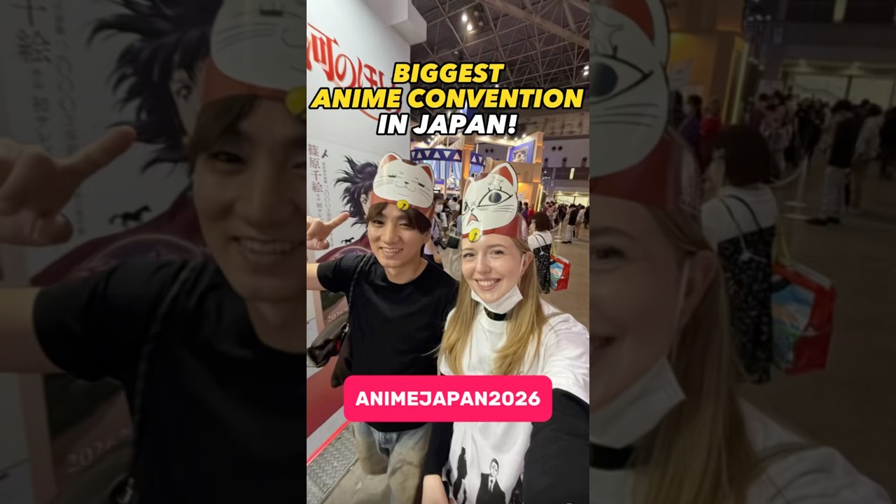 I visited JAPAN’S BIGGEST ANIME CONVENTION!!😱 (AnimeJapan2026)✨ #anime #japan #animeconvention