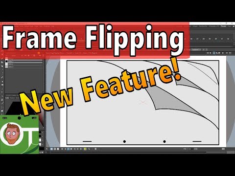 Frame Flipping using the Shift and Trace options - OpenToonz Tutorial