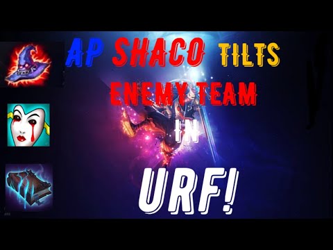 AP SHACO TILTS ENEMY TEAM HARD IN URF!