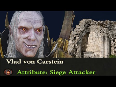 Why Warhammer3 Siege Rework CAN'T REMOVE Vlad von Carstein's Siege Attacker Trait