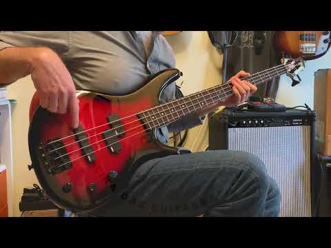Yamaha Motion Bass MB-40 Redburst MIJ Japan EXcellent Condition 90s 32inch scale electric bass guitar with Gigbag image 21