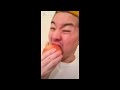 Junya1gou Eating Food Orange Vocoder Effects