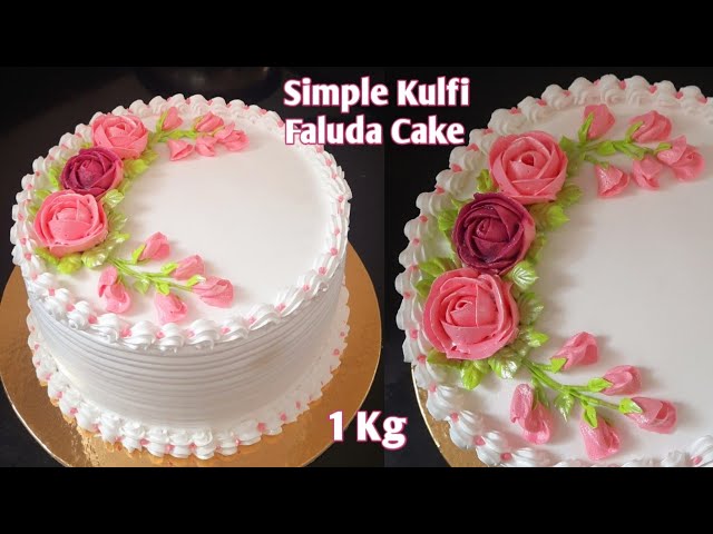 Simple Kulfi Faluda Cake | New Design Cake Recipe | by Creative cooking