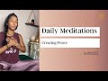 14 Min | Daily Meds for Creating Peace | with Thara Natalie