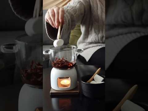 The only gift set you NEED this Christmas.. 😍👏 Chocolate Fondue set!! 🔎081365 #therange
