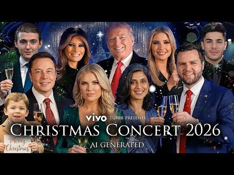 CHRISTMAS CONCERT 2026 | Trump & DJ Vance Family ,Erika Kirk ,Elon Musk ,Littte X | AI generated