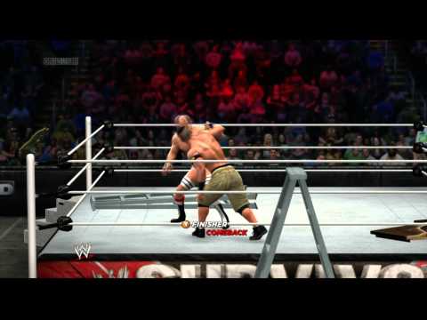 Antonio Cesaro vs. John Cena WWE 2K14 World Title TLC Match