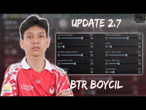 SENSITIVITAS BTR BOYCIL TERBARU (No Recoil) | Sensitivitas PUBG Mobile Terbaik