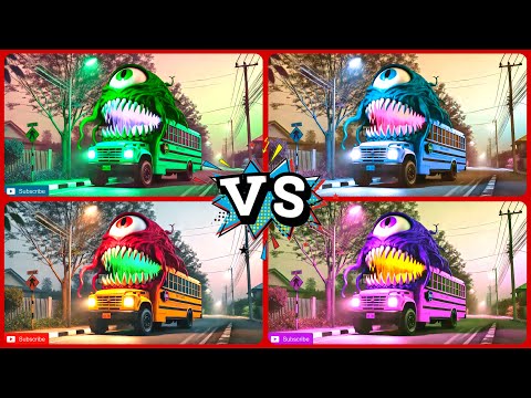 SCHOOL BUS MONSTER🎶Coffin Dance Song