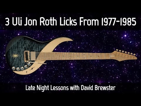 3 Uli Jon Roth Licks From 1977-1985