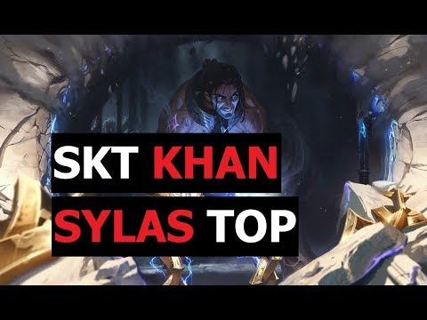 SKT T1 Khan - Sylas Top Ranked Patch 9.8 korean - League of legends gameplay