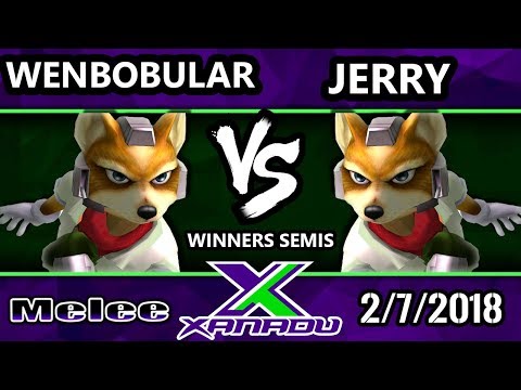S@X 240 Melee - Wenbobular (Fox) Vs. Jerry (Fox) - SSBM Winners Semis - Smash Melee