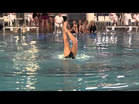Synchronschwimmen DJMS 2015 Duett tech. Kür TSV Eintracht Karlsfeld