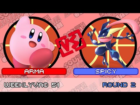 WeeklyVac 51 - SSBU - Arma (Kirby) vs Spicy (Greninja)