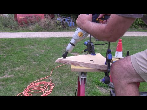 Just About Sailing October 2020 - Installing the Windlass - Pt 2 Anchor Locker Drain