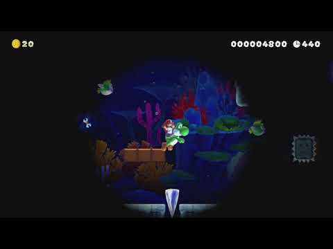 Night In The Sea by Taco_Shark - Super Mario Maker 2 - No Commentary 1bu 1bv