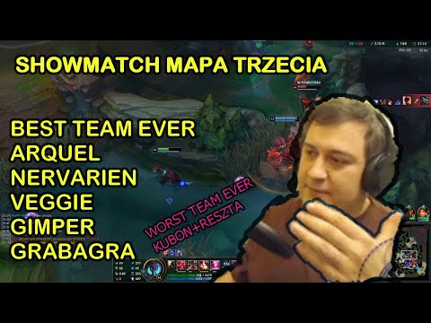 Zbanowali mi corkiego, Kubon mnie gankuje cała grę, nie mogę zgrać się z Arquelem - MAPA 3 SHOWMATCH