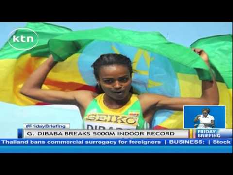 Dibaba breaks 500M indoor record