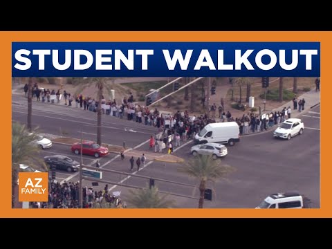 Students hold walkout, demonstration at Chandler High School