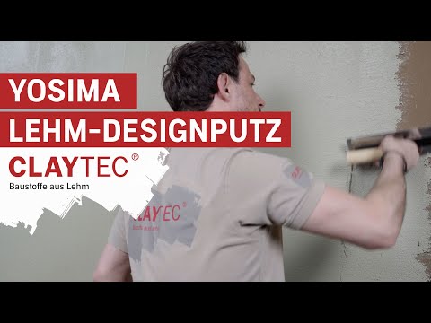 ⁠CLAYTEC Anwendungsvideo: YOSIMA Lehm-Designputz