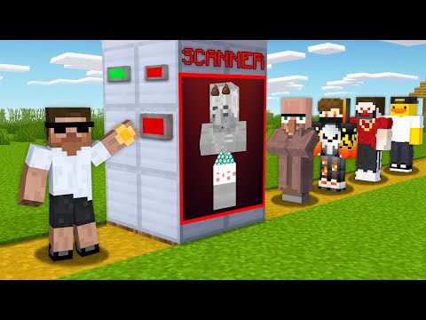 Using a SCANNER to Find Youtuber's Secrets in Minecraft..