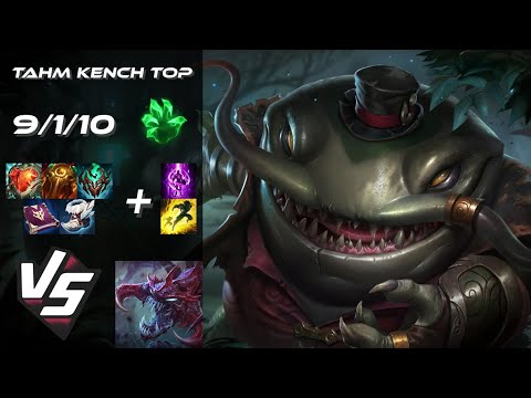 TOP Tahm Kench vs Cho'Gath - NA Grandmaster Patch 14.22