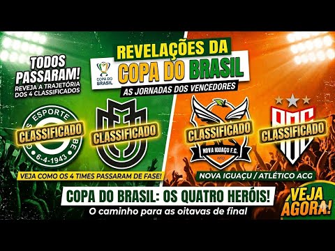 COPA DO BRASIL: TUDO O QUE ROLOU NA CLASSIFICAÇÃO DE GOIÁS, ATLÉTICO-GO, MARINGÁ E NOVA IGUAÇU 🔥🔥