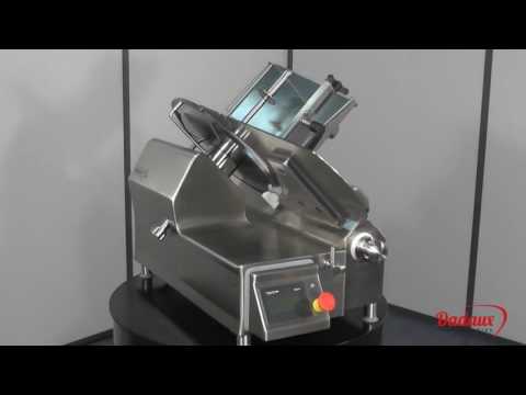 Video Trancheur  jambon diamtre 300mm  pignons DADAUX - MAJOR'SLICE 300 semi auto