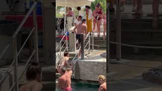 🌴Magic Of The Cleopatra Pool Pamukkale Turkey -Sunny Day☀️ #pamukkale #swimmingpool #cleopatra