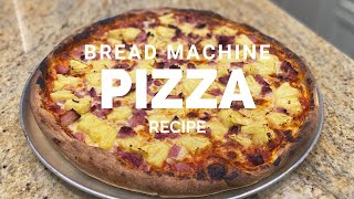 How to Make Homemade Pizza Dough using your BREAD MACHINE - Super Easy Recipe