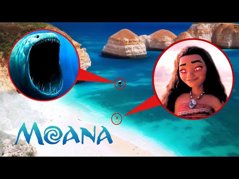 I FOUND HAUNTED MOANA AT THE BEACH! (SHE ATTACKED US)