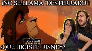 Reacción Doblaje Latino vs Español: REY LEÓN 2: ¡NO ES DEL CLAN! #disney #noesdelclan #elreyleon