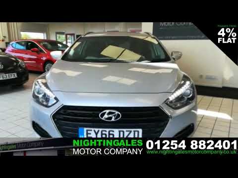 2016 66 HYUNDAI I40 1 7 CRDI SE NAV BLUE DRIVE 5d 114 BHP