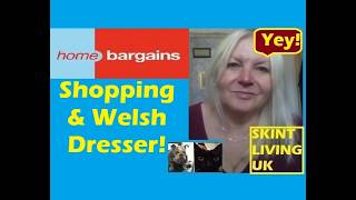 Home bargains shop & Welsh dresser makeover #shopping #furnituremakeover #cottagecore