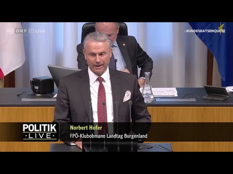 Norbert Hofer - Energy production, landscape, nature and environmental protection - October 22, 2025