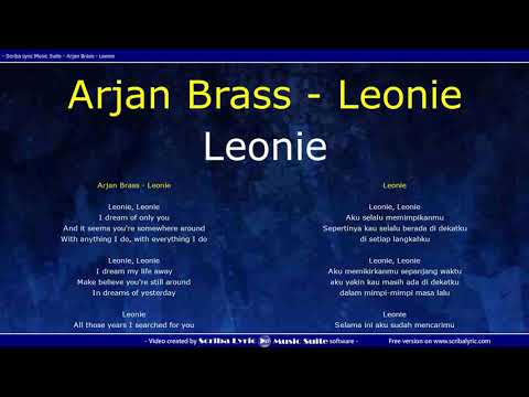 Leonie - Arjan Brass Terjemahan n Lirik