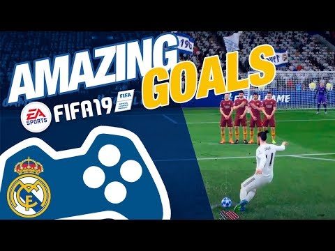 AMAZING Real Madrid goals on FIFA 19!