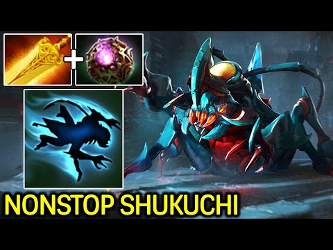 Weaver Solo Mid – Nonstop Shukuchi with Radiance + Octarine Build Dota 2