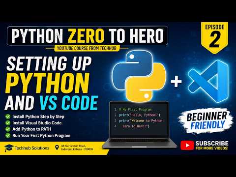 Python Zero To Hero Episode 2 Install Python Vs Code On Windows Beginner Tutorial 2026