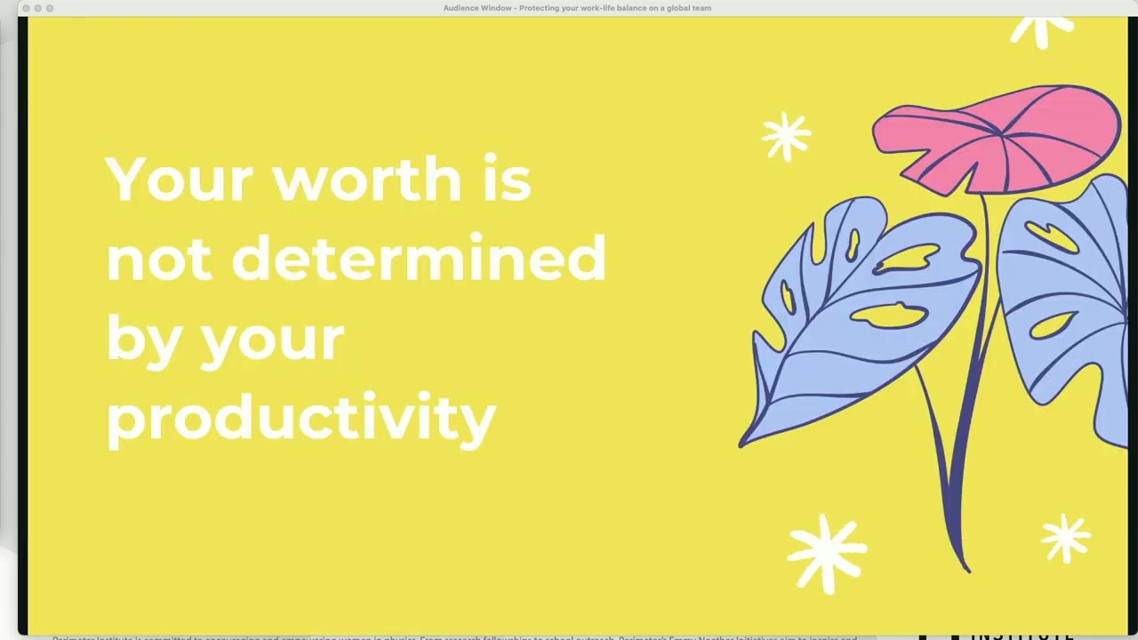 Protecting your work life balance on a global 24:7 team: Pittsburgh 2023