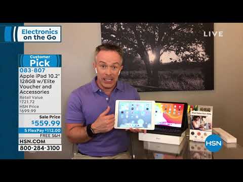 Apple iPad 10.2" Gold 128GB with Elite Voucher and Acces...