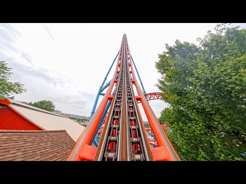 FULL POV: Fahrenheit at Hersheypark (97 degree drop)